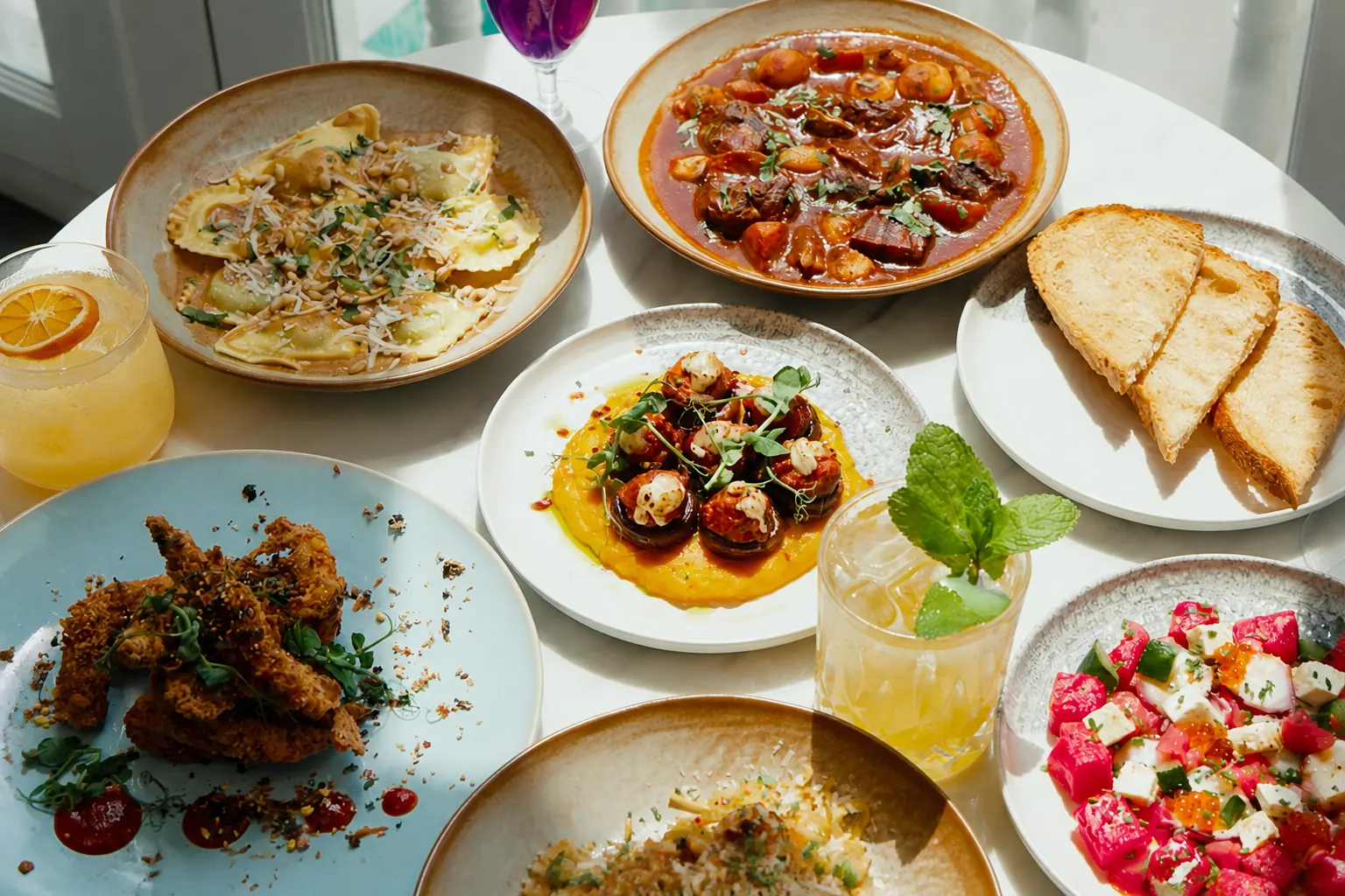 Restaurant interior and dining experience 1