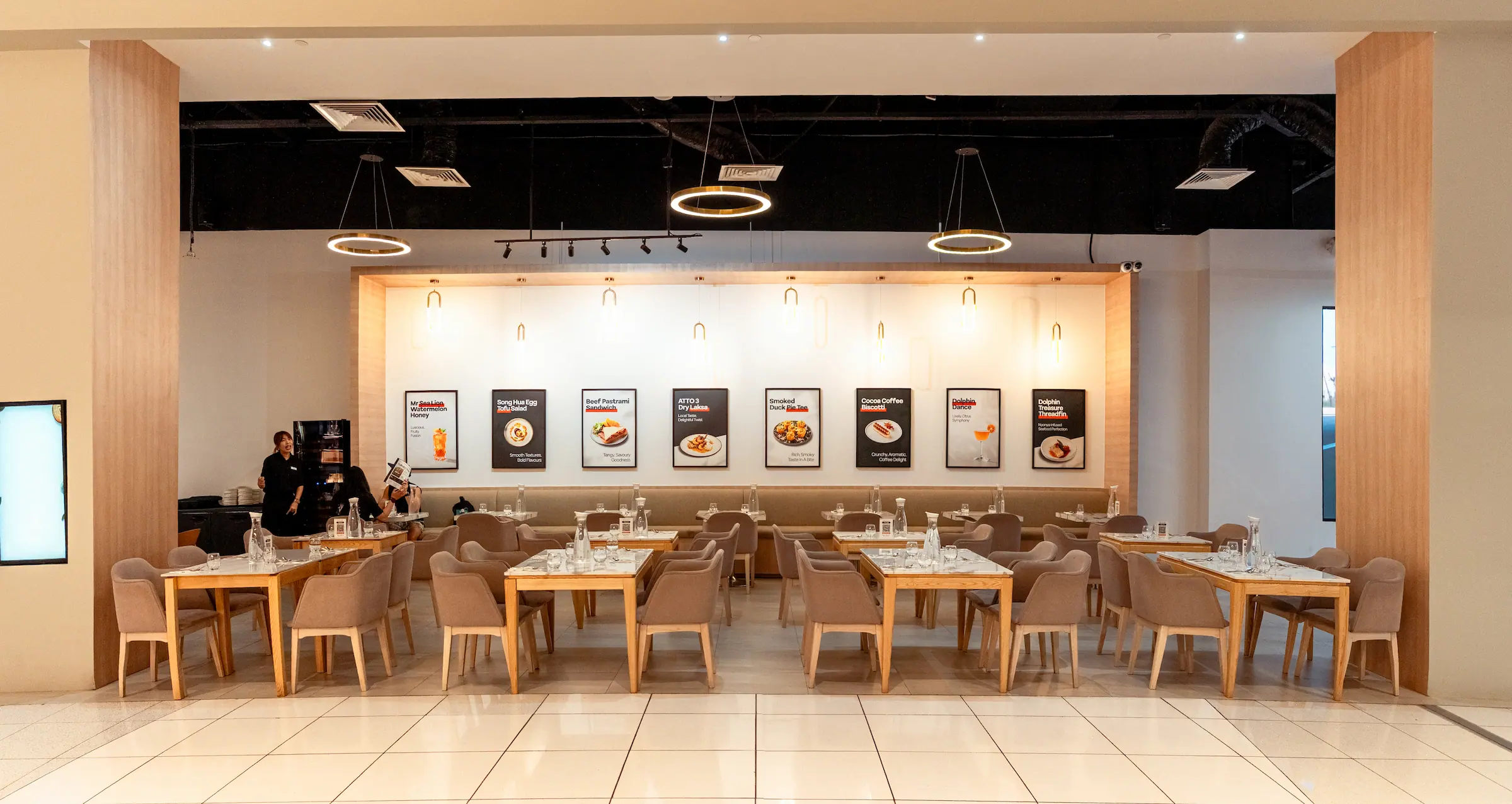 Restaurant interior and dining experience 1